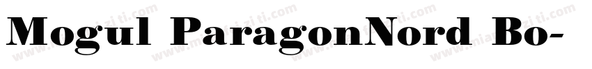 Mogul ParagonNord Bo字体转换
